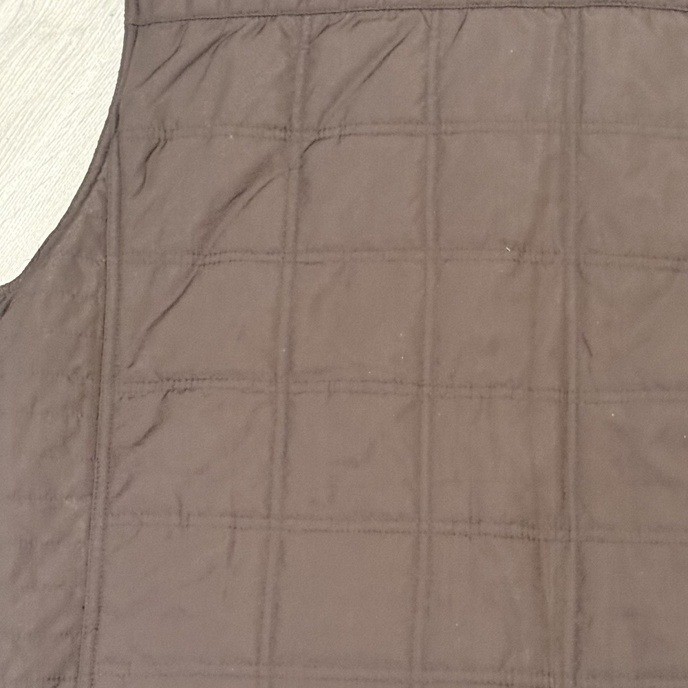 Jos. A. Bank Men's Quilted Vest, Full-Zip Size XXL Brown - Picture 11 of 12